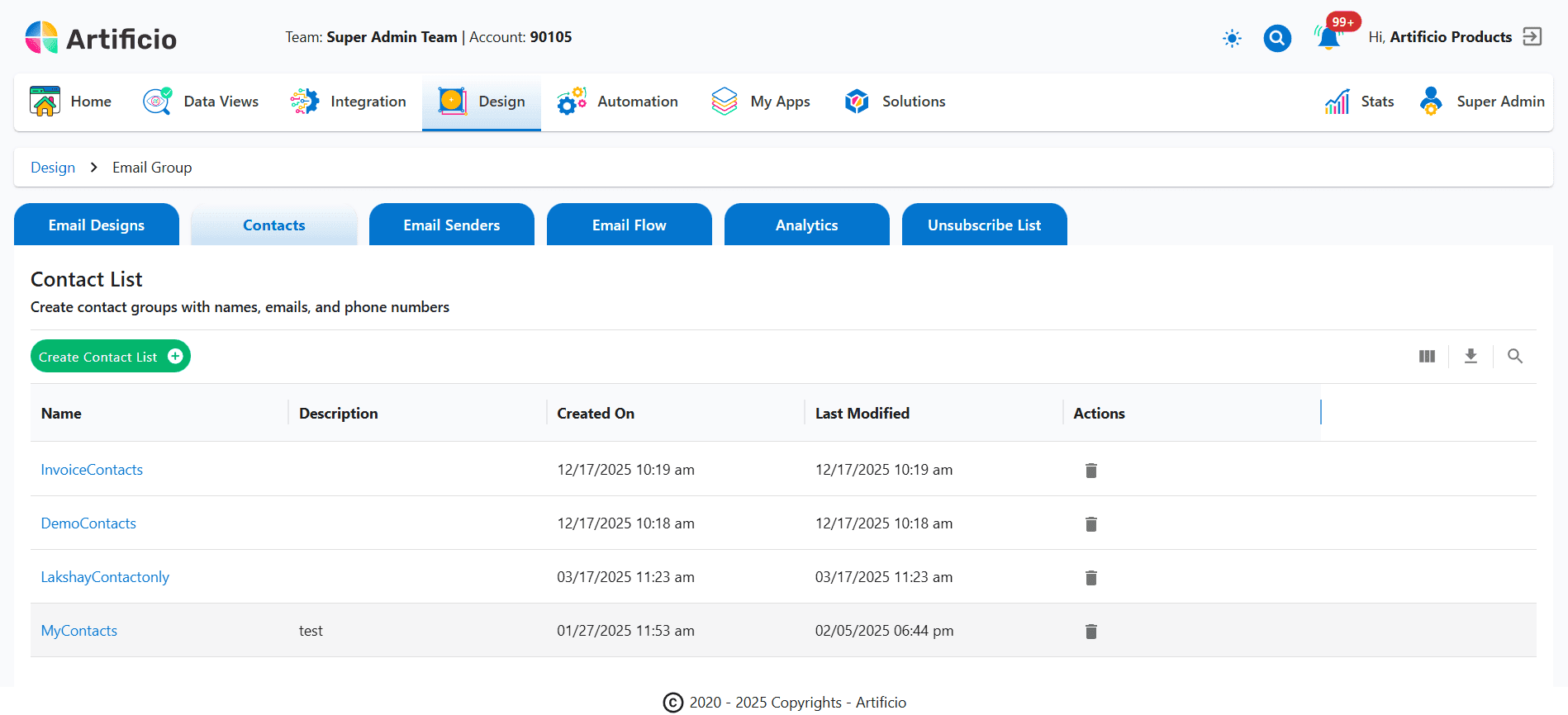 Contact Management System
