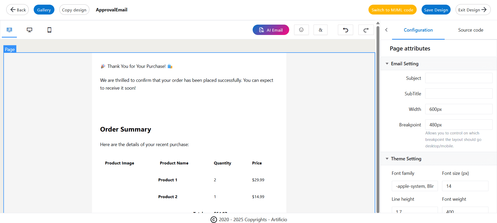 User-Friendly Design Interface