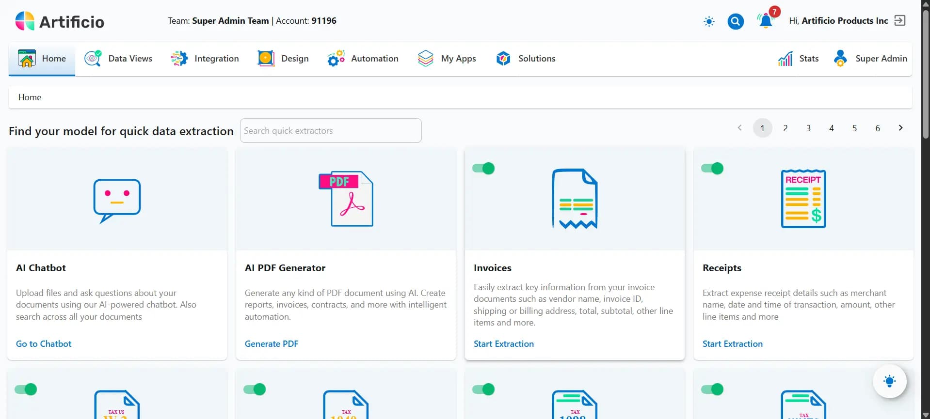 Automated Financial Document Processing