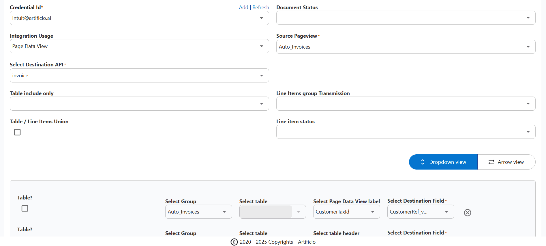 Customizable Integration Model Customizable Integration Model