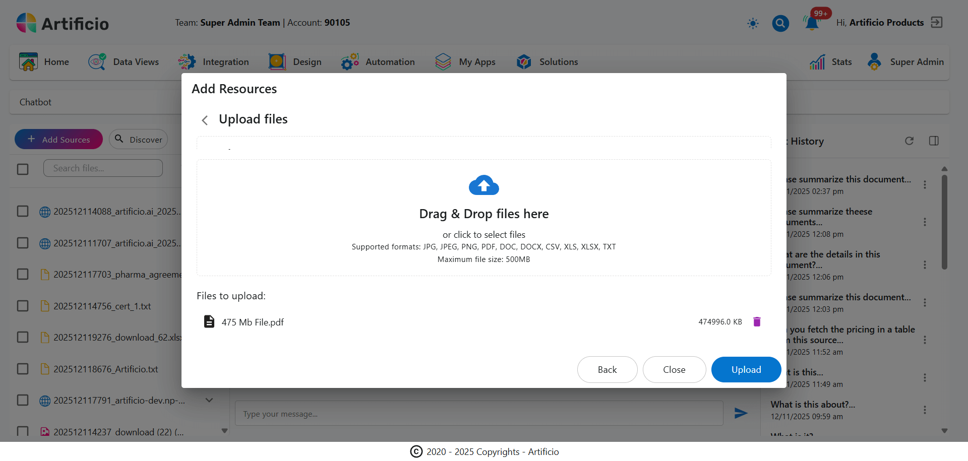 500MB File Processing