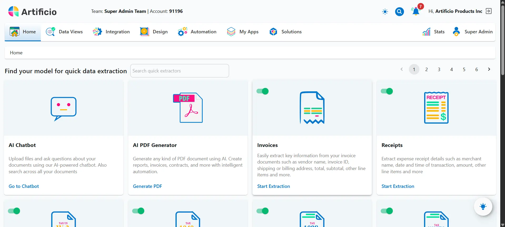 Automated Financial Document Processing