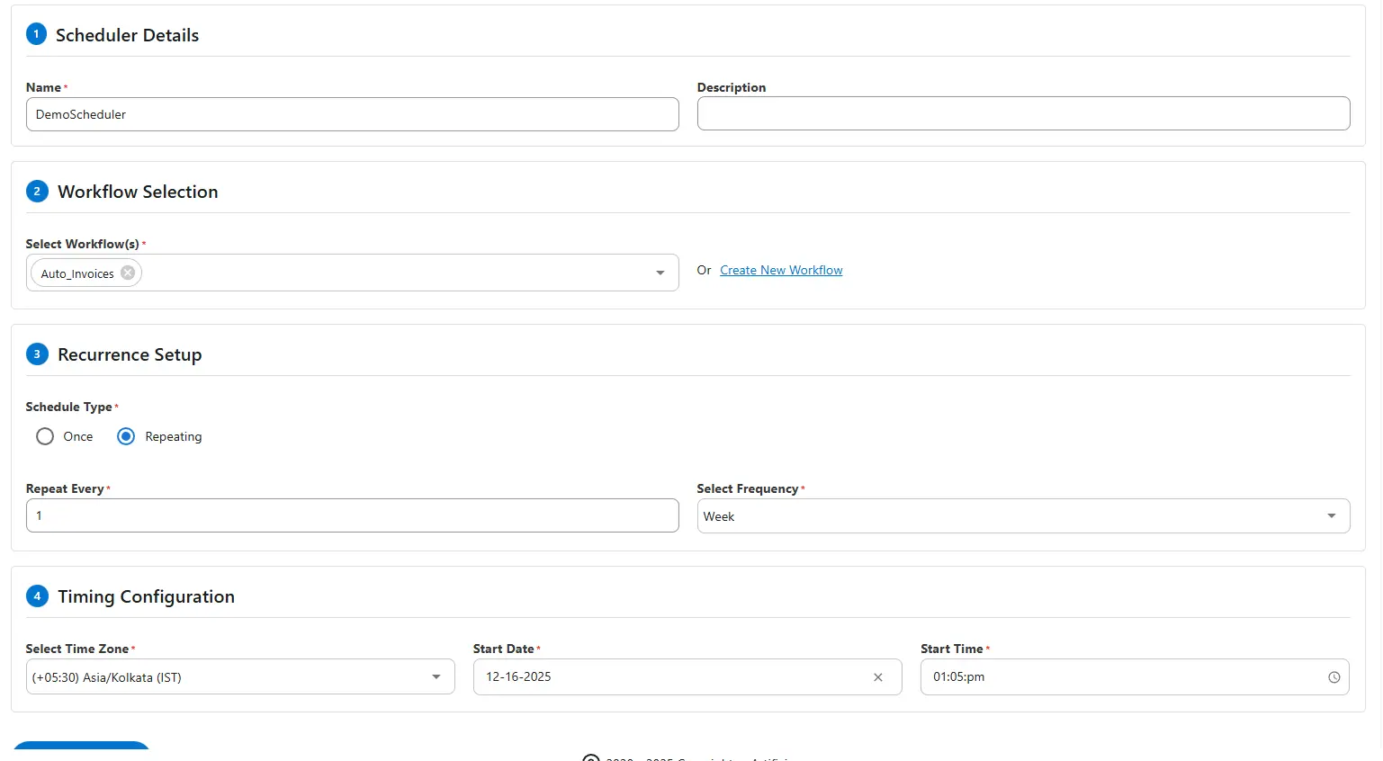 Cron-Based Scheduling